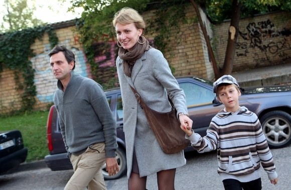 Dainius Kazlauskas su šeima