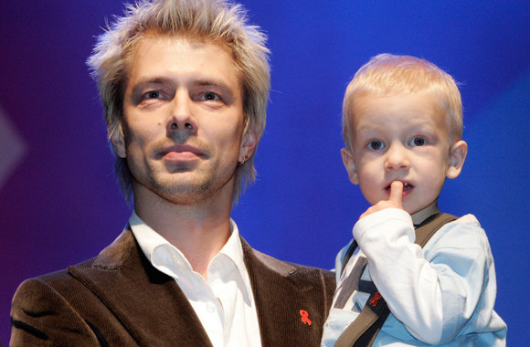 Giedrius Masalskis su sūnumi/ Asmeninio albumo nuotr.

