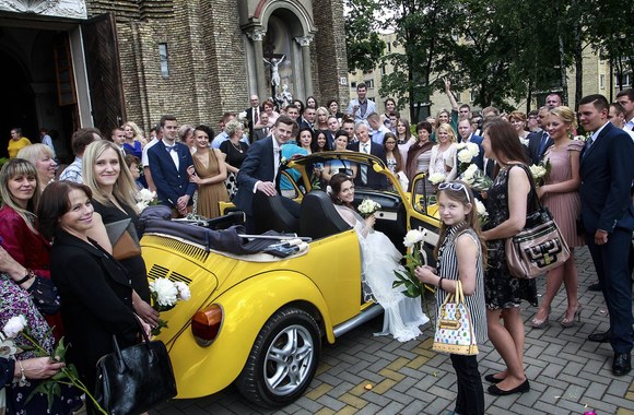 Sigitos ir Artūro Andrijevskių vestuvių akimirka