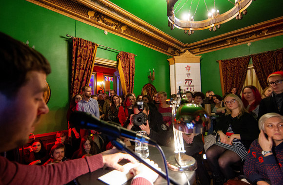 Mindaugo Nastaravičiaus eilėraščių knygos pristatymas / Irmanto Gelūno nuotr.