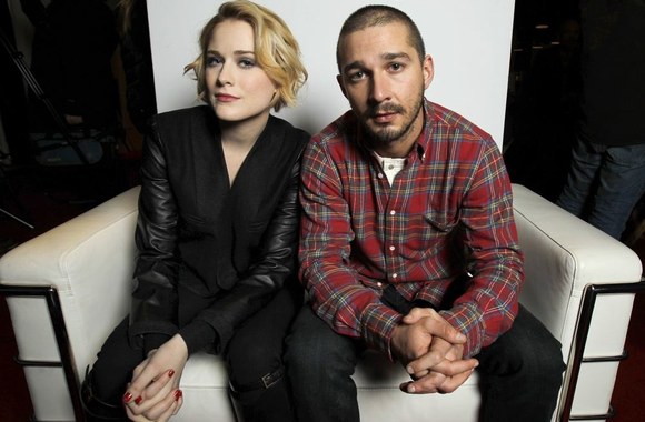 Evan Rachel Wood ir Shia LaBeoufas