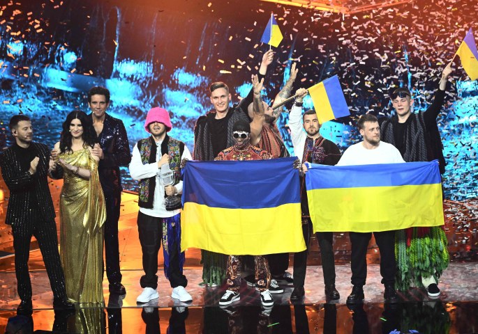 „Eurovizijoje“ nugalėjo ukrainiečiai „Kalush Orchestra“ / Scanpix nuotr.