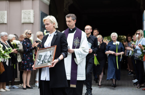 Aktorius Gediminas Girdvainis išlydėtas į paskutiniąją kelionę/ Irmanto Gelūno „ŽMONĖS Foto“ nuotr. 