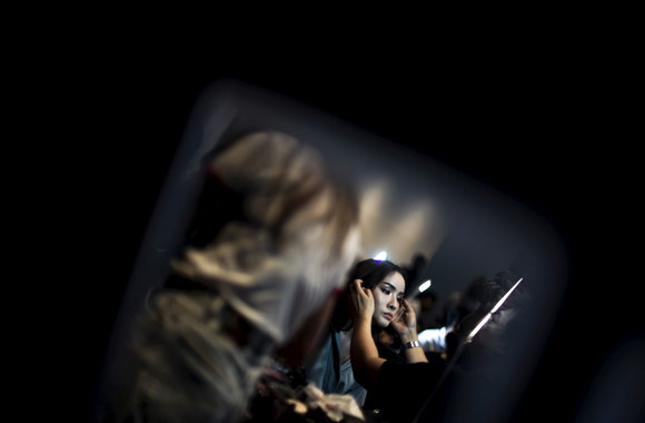 Transvestitų konkurso akimirka