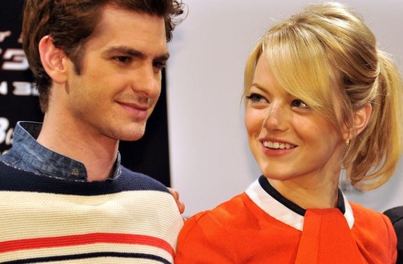 Andrew Garfieldas ir Emma Stone