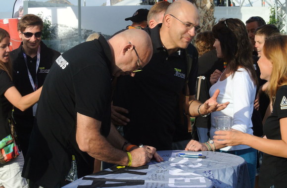 Buriuotojo Roko Milevičiaus palydėtuvės į „Volvo Ocean Race“ startą Alikantėje