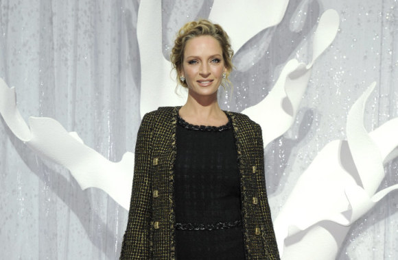 Uma Thurman „Chanel“ mados namų kolekcijos pristatyme
