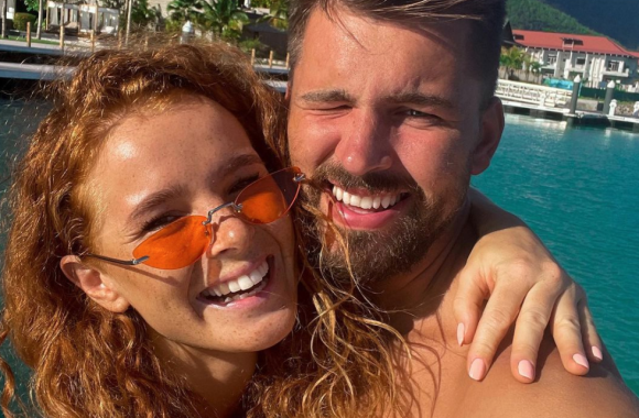 Dalios Belickaitės ir Edvino Šeškaus medaus mėnesio akimirka / „Instagram“ nuotr.