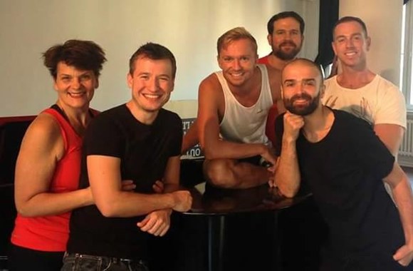 Šarūnas Kirdeikis su Gayle Tufts komanda