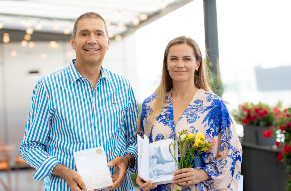 Knygos „Lipt stogais ir žiūrėt žemyn“ pristatymas / Gretos Skaraitienės / „ŽMONĖS Foto“ nuotr.