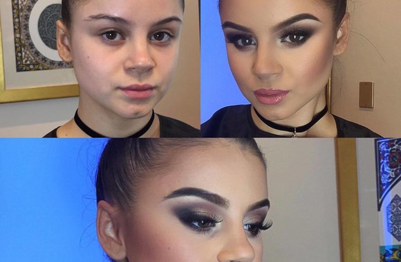 Militos Daikerytės atliktas makiažas