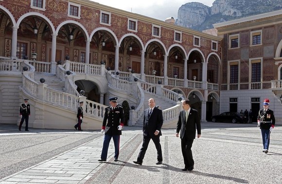 Princas Albertas su JTO Generaliniu Sekretoriumi Ban Ki-moonu