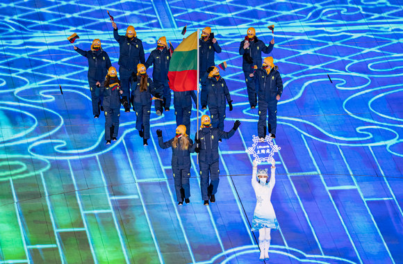 Pekino žiemos olimpinių žaidynių atidarymo ceremonija / Vytauto Dranginio / LTOK nuotr.
