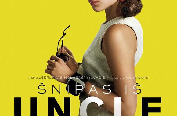 Alicia Vikander filmo „Šnipas iš U.N.C.L.E.“ plakate