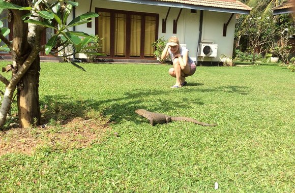 Rūtos Mikelkevičiūtės atostogų Šri Lankoje akimirka