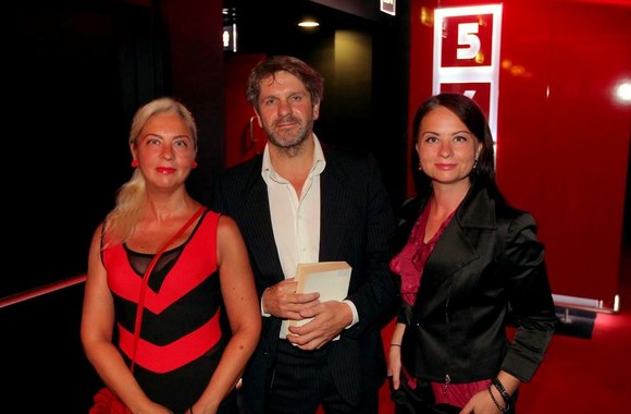 Lenkų kino savaitės atidarymo vakaro akimirka