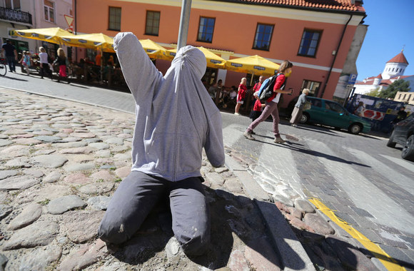 Skultūra Vilniaus senamiestyje