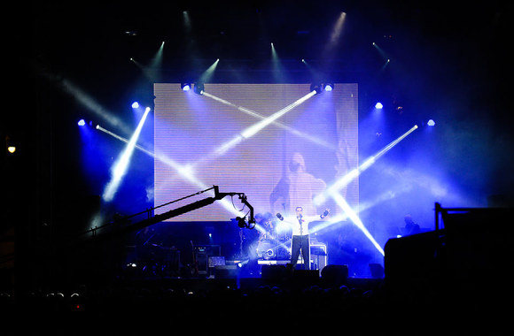 Grupės „Antis“ koncerto akimirka