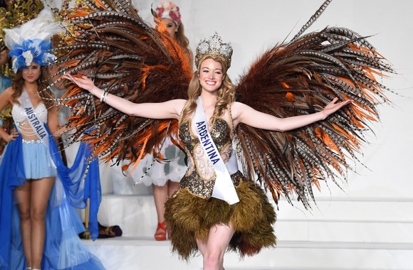 Grožio konkurso dalyvė