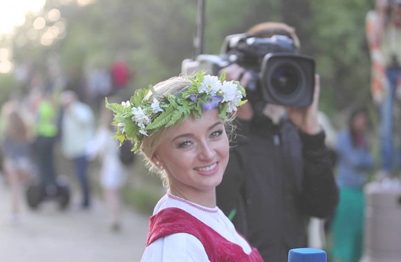 VIDEO kadras: Palangoje nuskambėjo „Tautiška giesmė aplink pasaulį 2015“