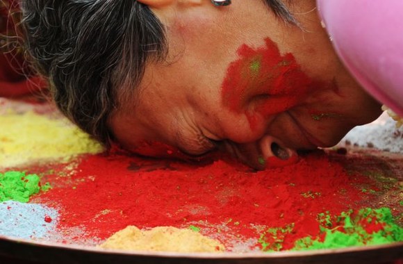 Holi šventė Indijoje