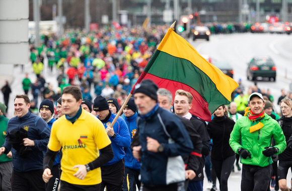 Tradicinis pagarbos bėgimas „Gyvybės ir mirties keliu“/Irmanto Gelūno/„ŽMONĖS Foto“ nuotr.