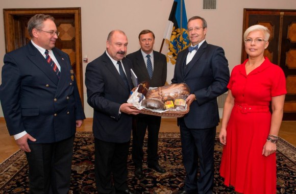 Toomas Hendrikas Ilvesas su žmona Evelin Ilves