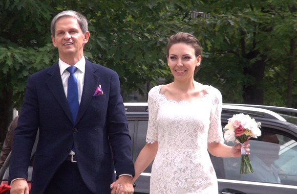 VIDEO kadras: Nerijus Numavičius susituokė su Kaetana Leontjeva