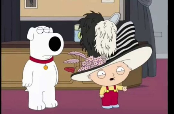 VIDEO kadras: Family Guy predicts Bruce Jenner is a woman 2009 episode