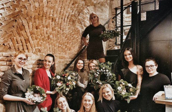 Viktorija Šaulytė sukvietė drauges imtis gražios iniciatyvos/Asmeninio archyvo nuotr.