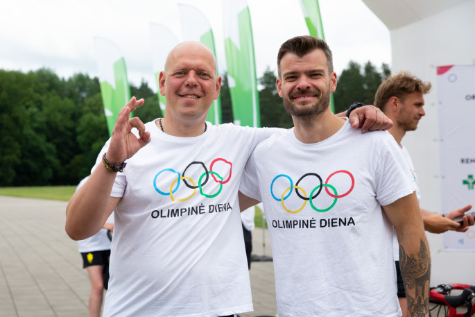 Olimpinės dienos bėgimas Vilniuje/ Gretos Skaraitienės „ŽMONĖS Foto“ nuotr.