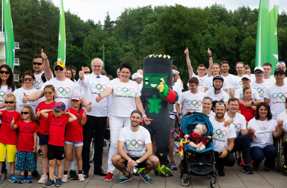 Olimpinės dienos bėgimas Vilniuje/ Gretos Skaraitienės „ŽMONĖS Foto“ nuotr.