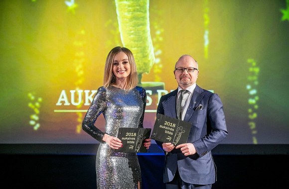 Apdovanojimų akimirka/E. Genio nuotr. (Lrt.lt)