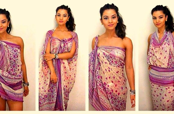 VIDEO kadras: Paplūdimio skaros užrišimo būdai