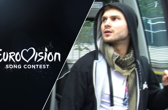 VIDEO kadras: Backstage: Monika Linkytė and Vaidas Baumila (Lithuania)