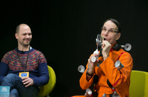 Michelis Lauzière ir Audrius Bružas lankėsi 15min redakcijoje