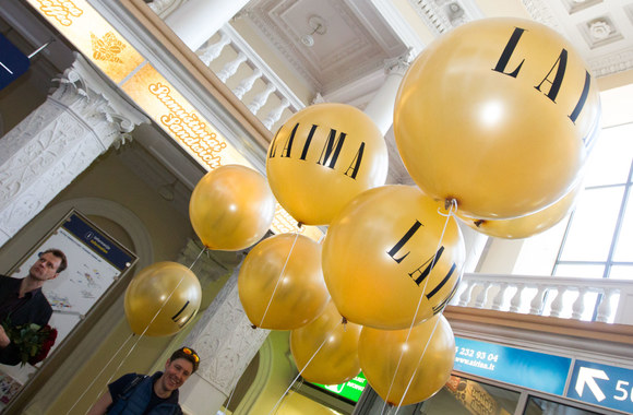 Nugalėtojų pasitikimas oro uoste