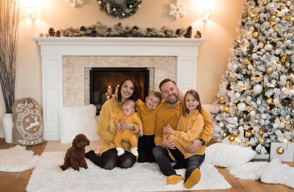 Juozas Butnorius su šeima / Laura Grice Foto