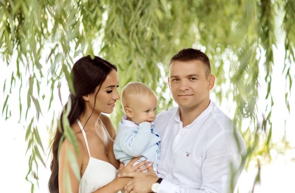 Greta ir Aleksandras Kazakevičiai pakrikštijo sūnų Eldarą/Akvilės Razauskienės nuotr.