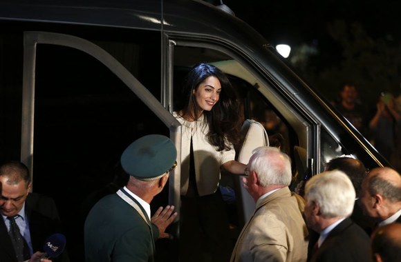 Amal Clooney Atėnuose