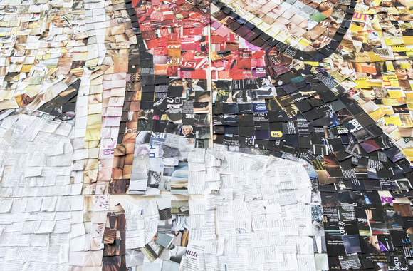 Agnės Kišonaitės koliažas „Šiuolaikinė lietuvaitė“