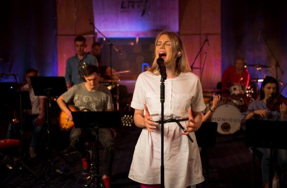 Monique repeticijos akimirka/Roberto Daskevičiaus nuotr.