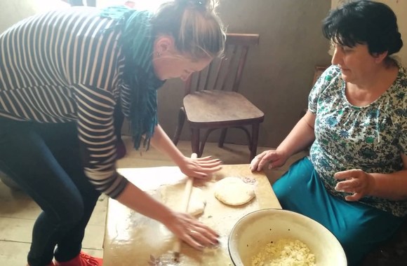 VIDEO kadras: Chačapurio gamyba