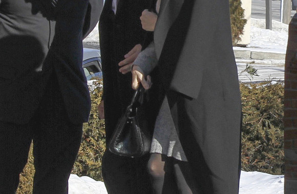 Celine Dion brolio Danielio laidotuvėse