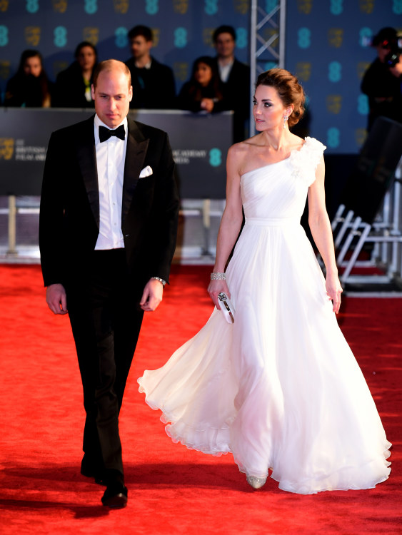 Princas Williamas ir Kate Middleton BAFTA apdovanojimuose