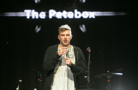 „The Petebox“ koncerto akimirka