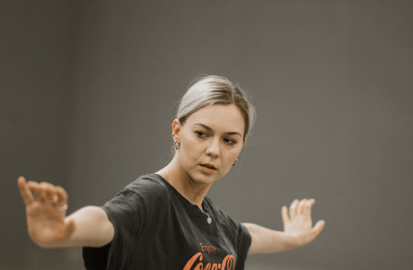 Monikos Linkytės šokių repeticijos nuotraukos/Asmeninio albumo nuotr.