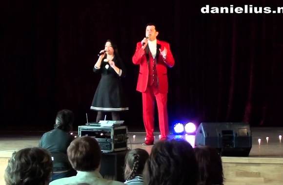 VIDEO kadras: Rytis Cicinas ir Giulija Dauguose 2011 05 13