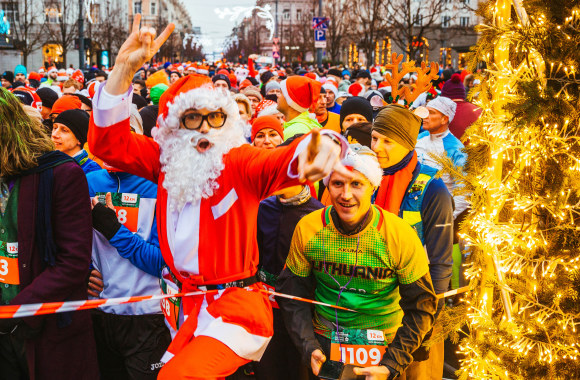 Kalėdinis bėgimas Vilniuje