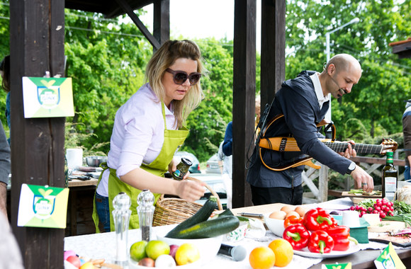 Šparagų festivalio akimirka